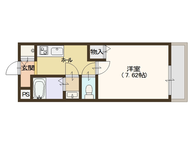 【間取り】 | ラフィーネ聖天坂