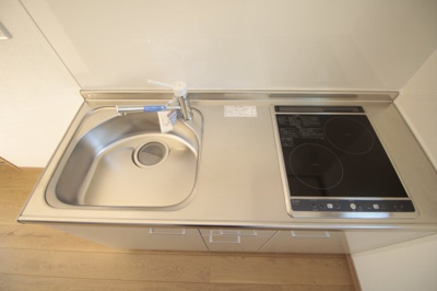 【キッチン】 | Ｍｉｎｙｌ（ミニール）轟 | 2口IHクッキングヒーター付き♪

