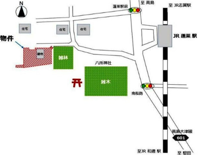 【地図】 | 大津市八屋戸1075他　中古戸建