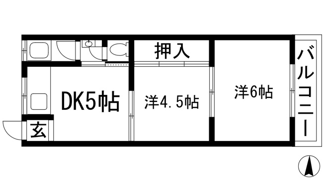 【間取り】 | 第1小田マンション