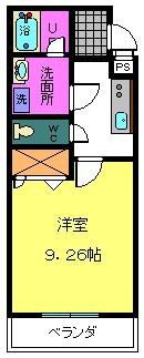 【間取り】 | Ｔ・Ｈパレス今福