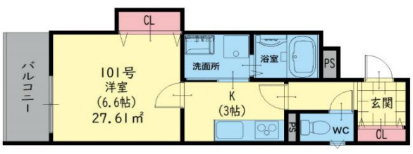 【間取り】 | クリエオーレ小若江