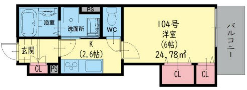 【間取り】 | クリエオーレ小若江