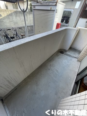 【バルコニー】 | ベルメゾン鯉池 | バルコニー付きです