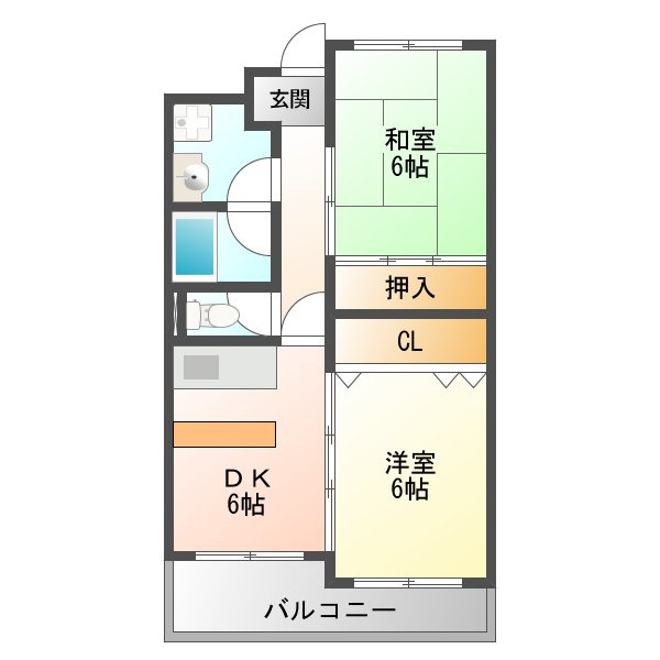 グランドールサンパティオの間取り