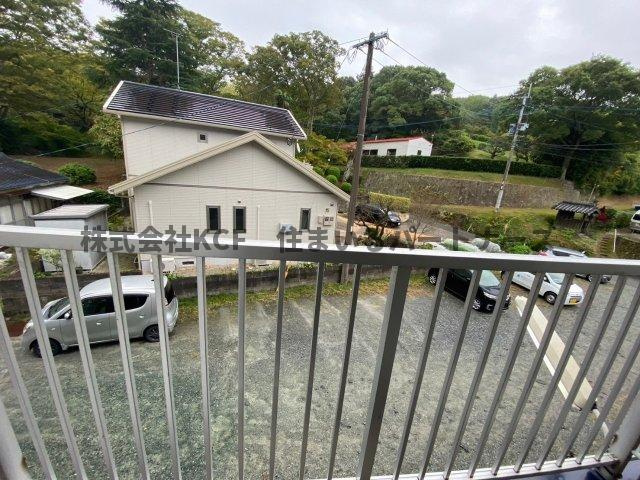 青柳ハイツのバルコニー|バルコニー付きです