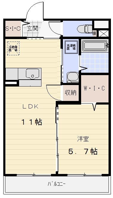 ベルフォーレの間取り