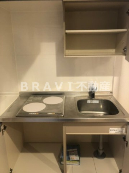 HERITAGE夕陽丘 BRAVI不動産のキッチン|【HERITAGE夕陽丘】2口IHコンロのキッチン