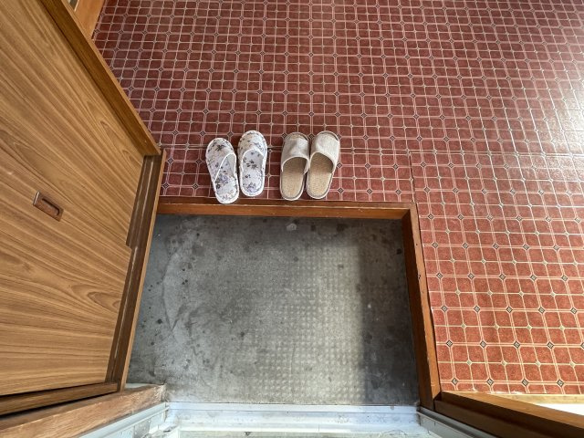 コーポきさらぎの玄関