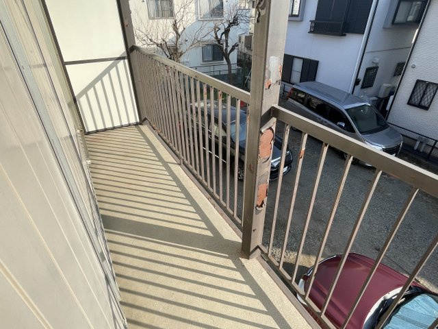 コーポきさらぎのバルコニー