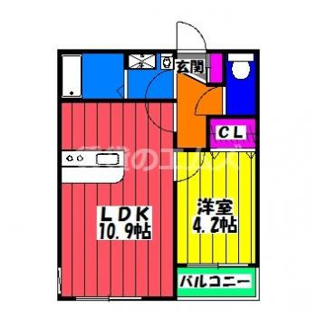 【間取り】 | ＩＬＧＲＡＮＤＥ春町 | ＩＬＧＲＡＮＤＥ春町の間取り