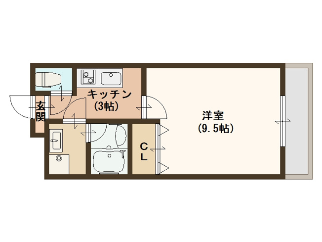 【間取り】 | フジパレス住之江イースト