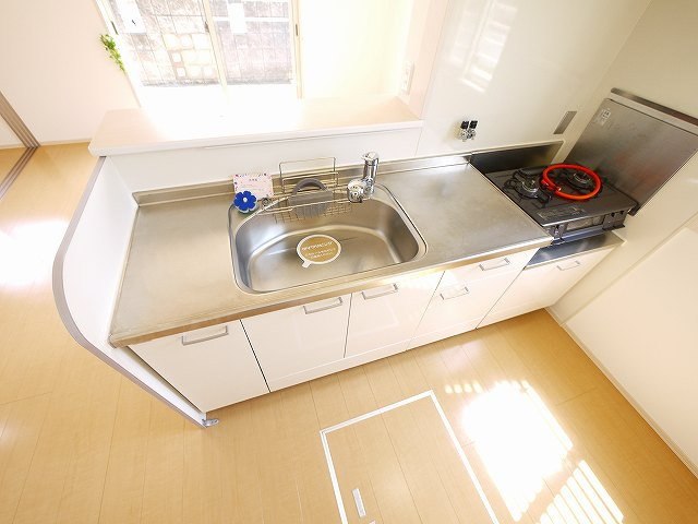 タウン ビビ　Ｂ棟のキッチン|使いやすいキッチンです