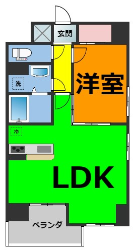 仲介手数料0！！Gramercy Shirakawa Koenの間取り