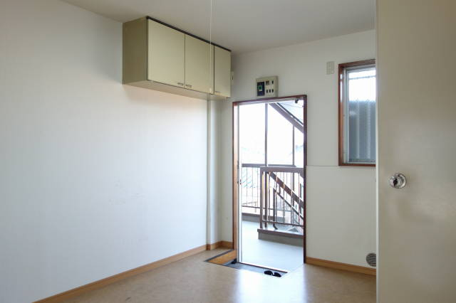 第１竹雪コーポの玄関