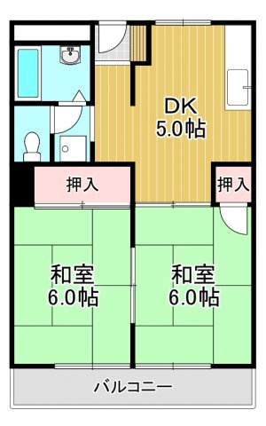 アクセス久野喜台マンションの間取り