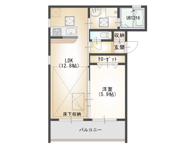 ルネス　プリマヴェーラ　Eastの間取り