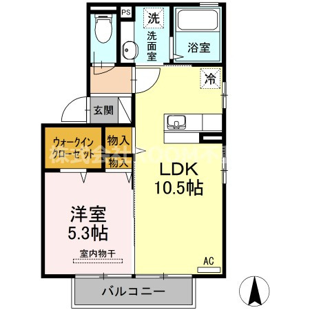 ボナールTOMOの間取り