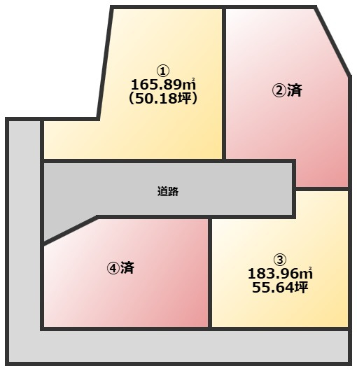 【土地図】 | 小倉南区蒲生分譲地