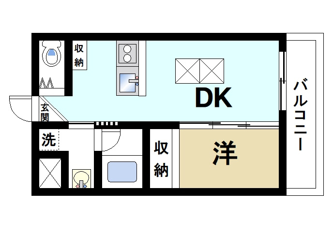 フクダ不動産新大宮マンションの間取り|間取り