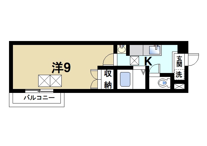 フクダ不動産新大宮マンションの間取り