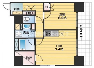 【間取り】 | エル・セレーノ上本町レジデンス