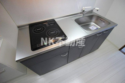 【キッチン】 | Grace Court(グレースコート）（高井田賃貸） | コンパクトなキッチンで掃除もラクラク