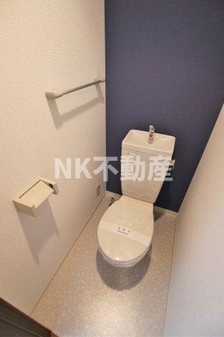 【トイレ】 | Grace Court(グレースコート）（高井田賃貸） | トイレもきれいです