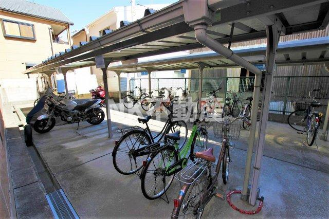 【その他共用部分】 | Grace Court(グレースコート）（高井田賃貸） | 駐輪場です