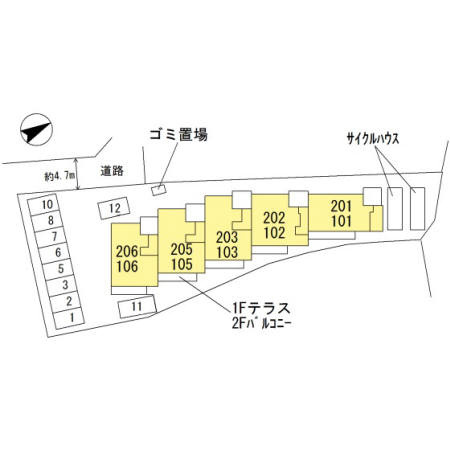 グランベリエの区画図