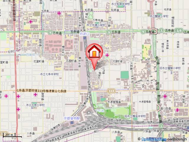 ホワイトクレステの地図