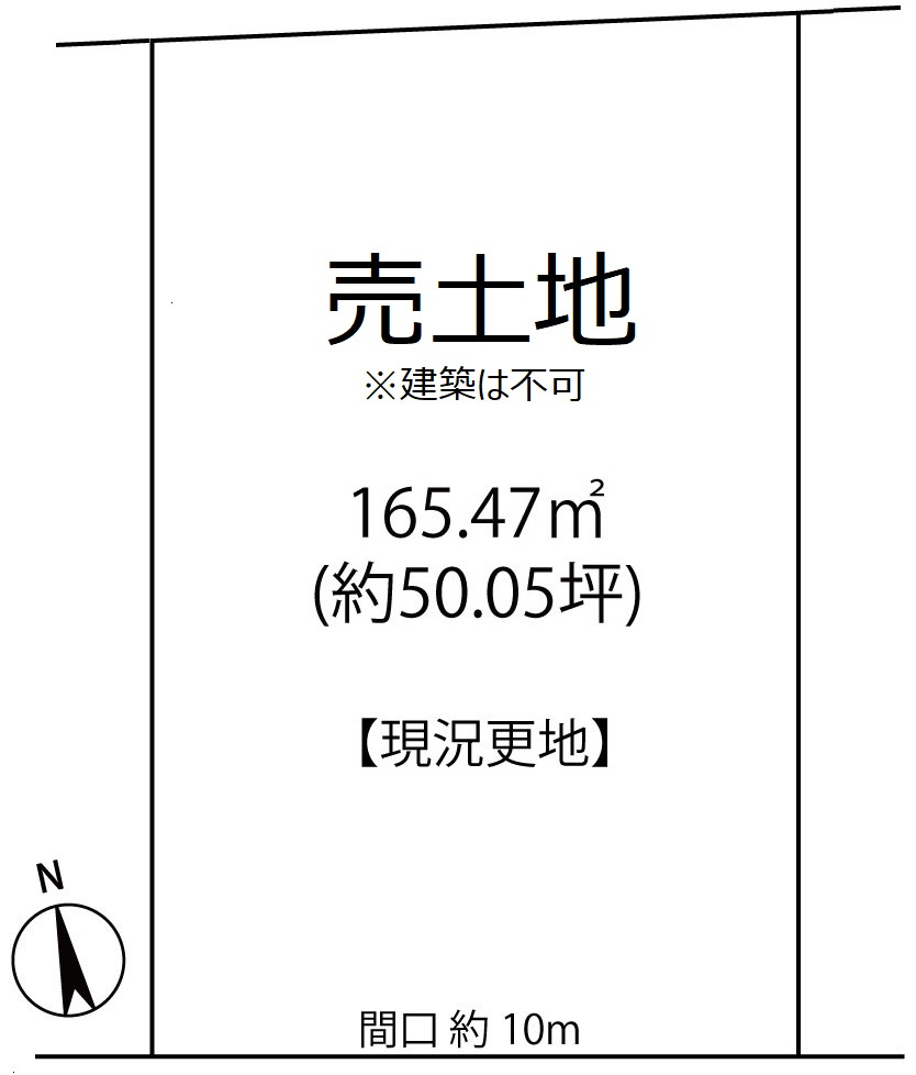 ◆敷地５０坪超え◆資材置場・ガレージ用地に◆スーパー・バス停徒歩２分◆宇治田原町荒木平山の土地図