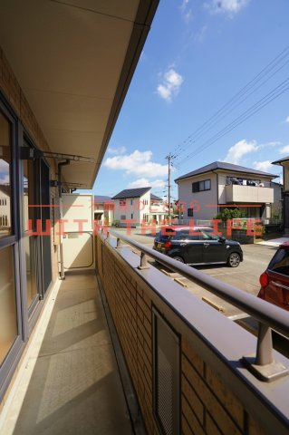 ハウスフリーデⅢ【10,000円キャッシュバック対象物件】のバルコニー|落ち着いた時間を過ごせるバルコニーです