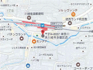 【地図】 | 読売ランド前駅徒歩１分　貸店舗事務所