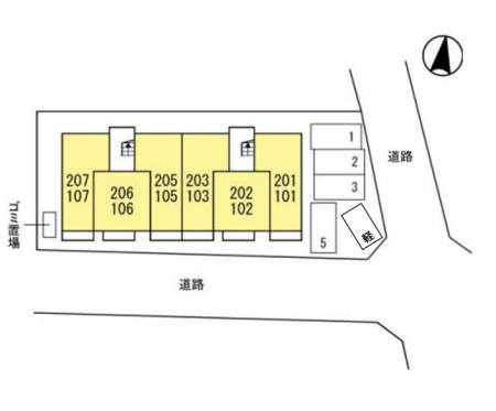 レジデンス大府駅クロス　　　刈谷市近郊の賃貸はクラスホーム刈谷店の区画図
