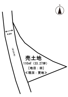 【土地図】 | 坂出市川津町売土地