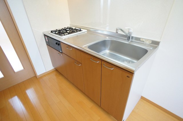 【キッチン】 | ヴィラサヴォア | 2口ガスコンロ付システムキッチン