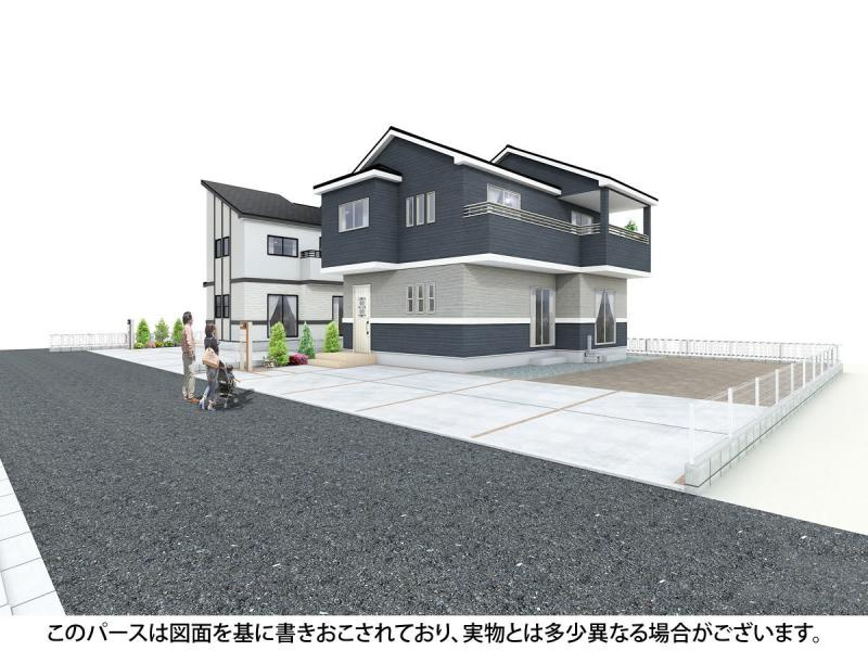 ブルーミングガーデン　倉敷市児島下の町の駐車場