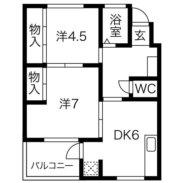 サンヒルズ富士　　 刈谷市近郊の賃貸はクラスホーム刈谷店の間取り