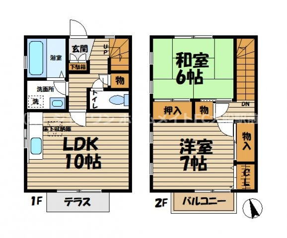 【間取り】 | アイリス壱番館