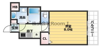 【間取り】 | Ｓ－ＲＥＳＩＤＥＮＣＥ谷町五丁目