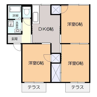 【間取り】 | ロイヤルパレスＢ