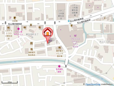 【地図】 | パルコート松山・