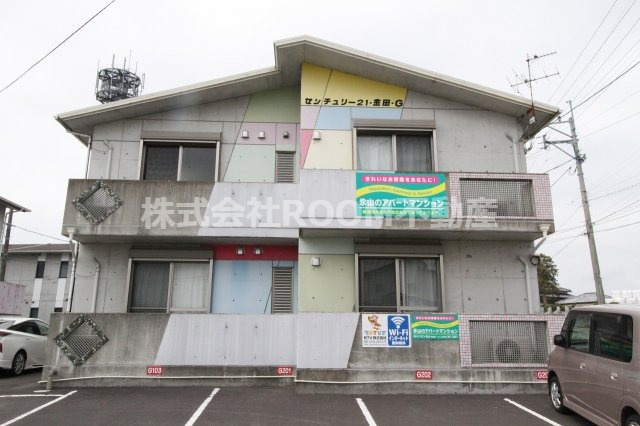 センチュリー21金田　G棟の外観|外はこのようになっています