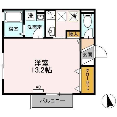 パストラルＫＡ棟の間取り