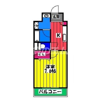 【間取り】 | アンビシャス江崎 | アンビシャス江崎の間取り