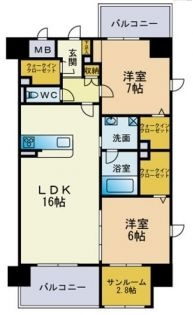 【間取り】 | サムティレジデンス博多駅南 | 別部屋間取り　現地にて確認お願いします。