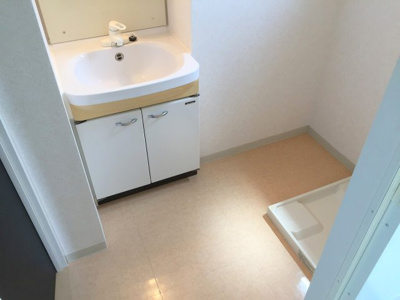 【洗面所】 | シェルシード新都心 | ※退去前の為、別部屋の写真になっております　現状優先です