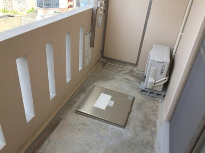 【バルコニー】 | シェルシード新都心 | ※退去前の為、別部屋の写真になっております　現状優先です