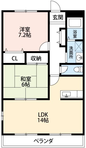 【間取り】 | ディアコート井内